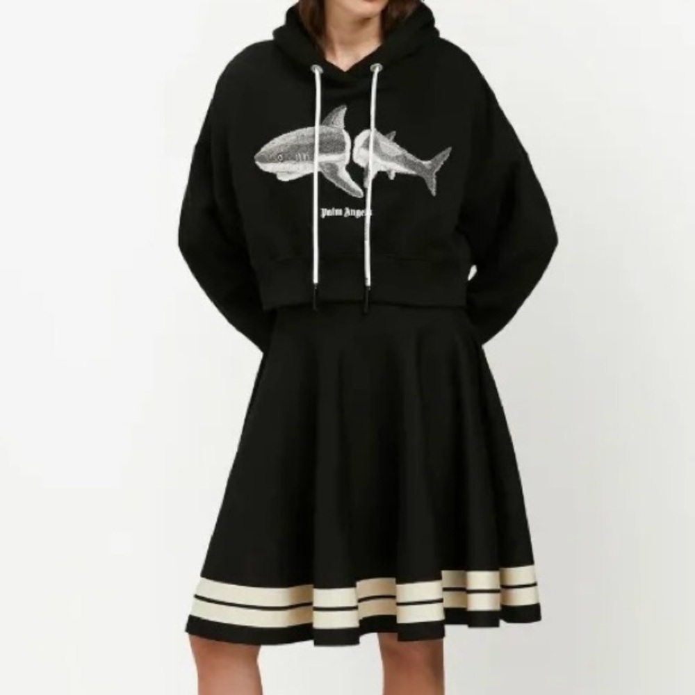 NWT Palm Angels Shark cotton hoodie